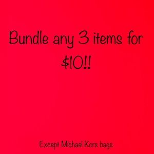 Bundle 3 for $10!!